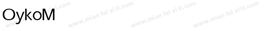 Oyko Medium字体转换